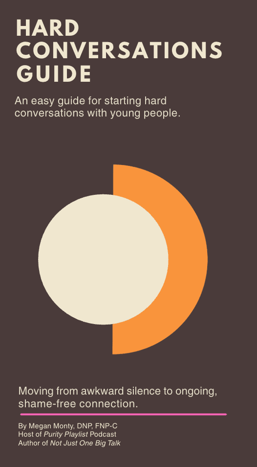 Free Guide: An Easy Guide for Starting Hard Conversations with Young People cover